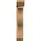 Ekena Millwork Funston Slat Smooth Bracket w/ Offset Brace, Western Red Cedar, 7 1/2"W x 32"D x 44"H BKT0806X32X44FST06SWR - alternate 3
